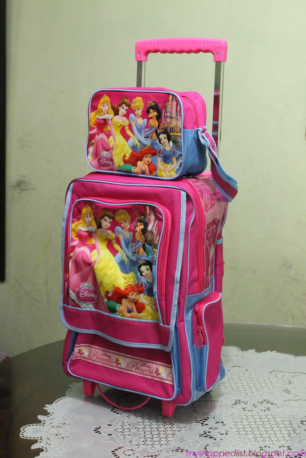 Disney Princess Trolley School Bag My Shopped List.