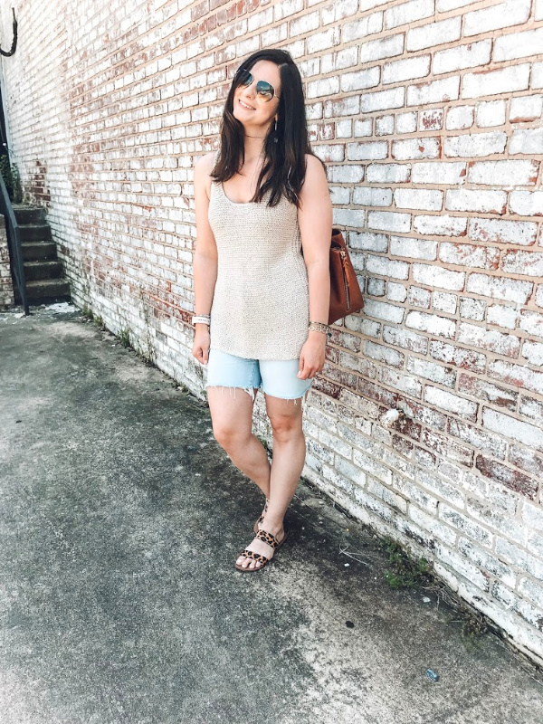 With Style & Grace: Summer Sweater and Mom Shorts