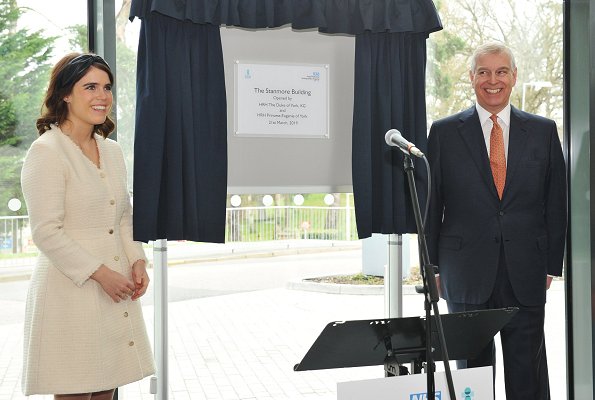 Prince Andrew And Princess Eugenie Opened The Stanmore Building At The Royal National Orthopaedic Hospital