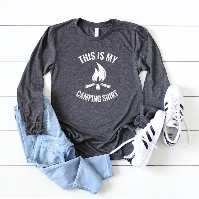 Confessions of a Frugal Mind Camping & Outdoors Themed Long Sleeve