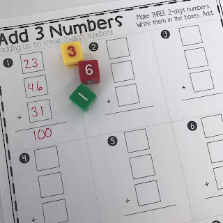 2nd Grade inexpensive math centers for the entire year!