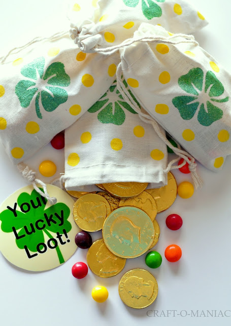 St. Patrick's Day Treat Bags www.craft-o-maniac.com