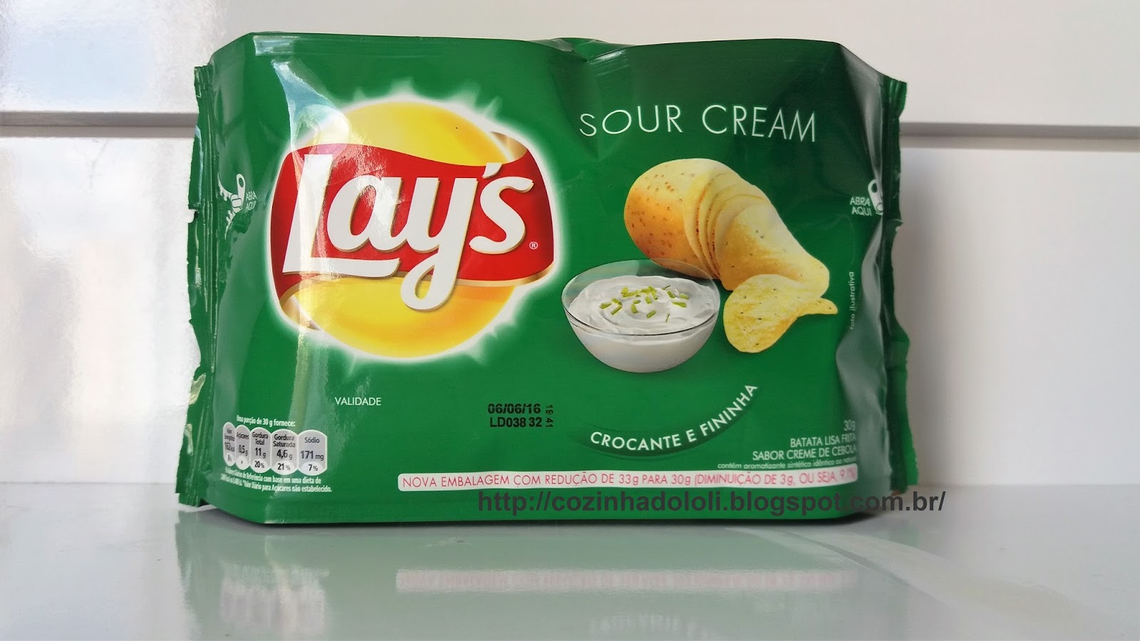 Cozinha do Lole Batata Lay's Original, Picanha e Sour Cream