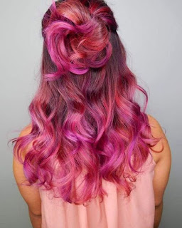 แบบสีผม Magenta แบบสีผม Magenta