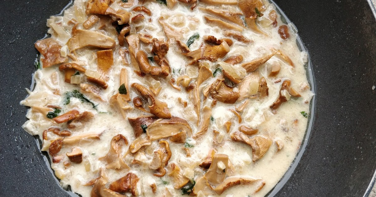MarzipART Chanterelle mushroom stew