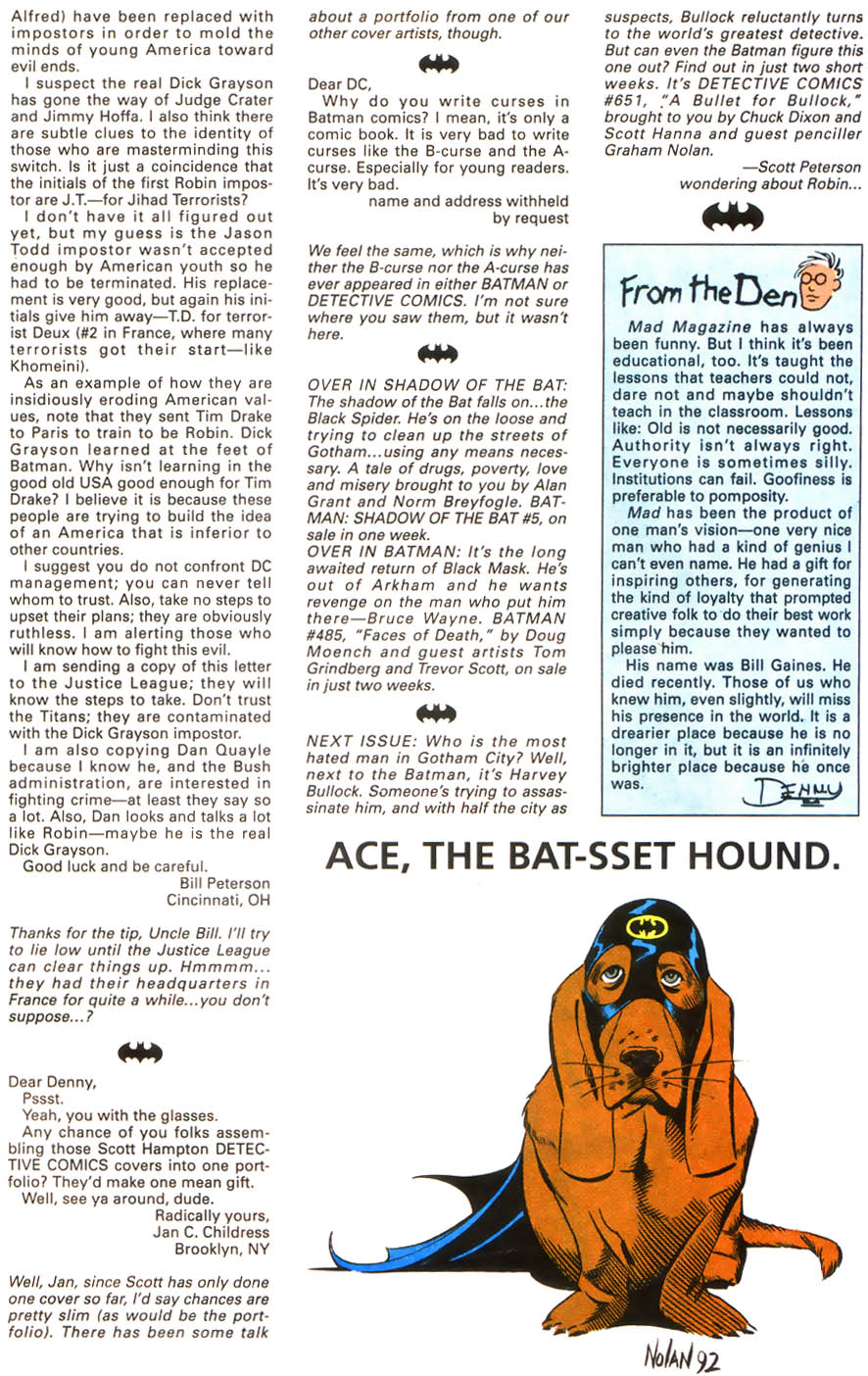 Read online Detective Comics (1937) comic -  Issue #650 - 23