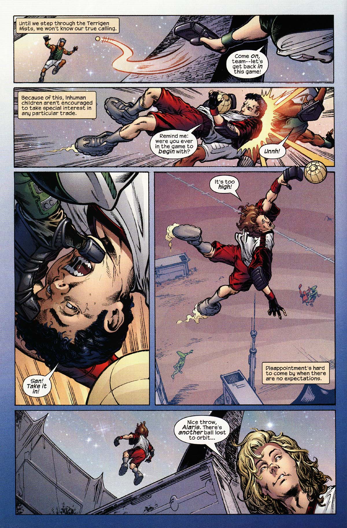 Read online Inhumans (2003) comic -  Issue #1 - 6