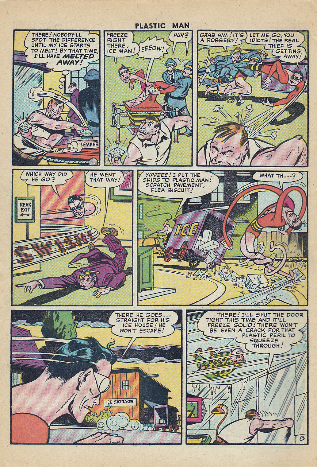 Read online Plastic Man (1943) comic -  Issue #55 - 10