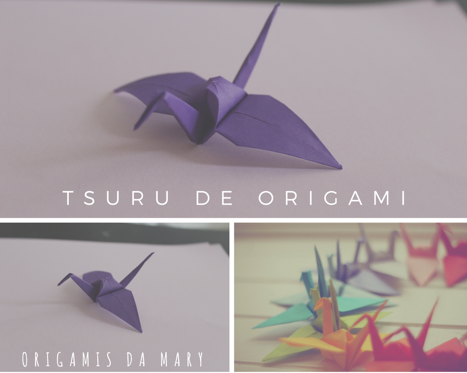 Origamis da Mary Tsuru de Origami Diagrama