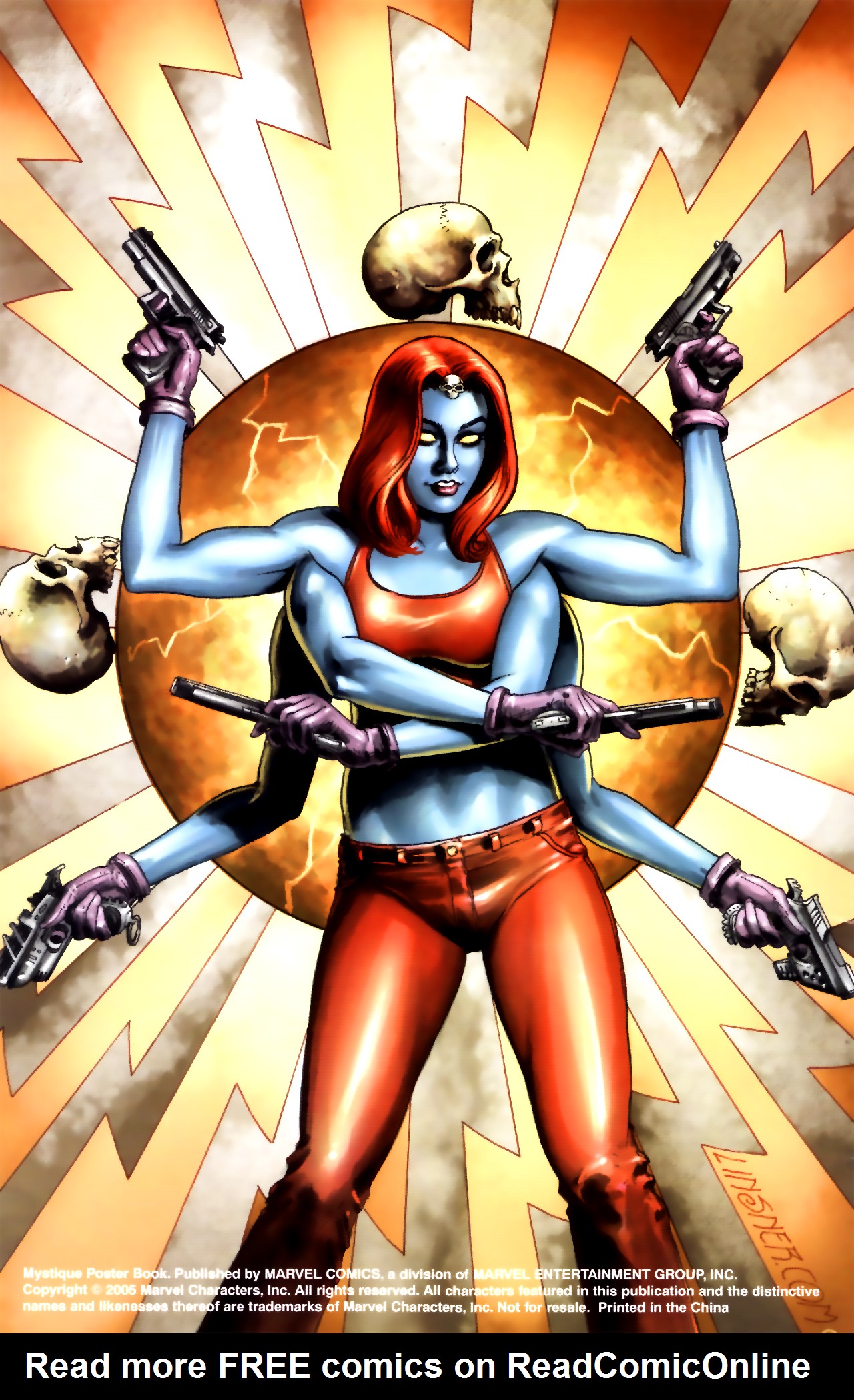 Read online Mystique Poster Book comic -  Issue # Full - 5