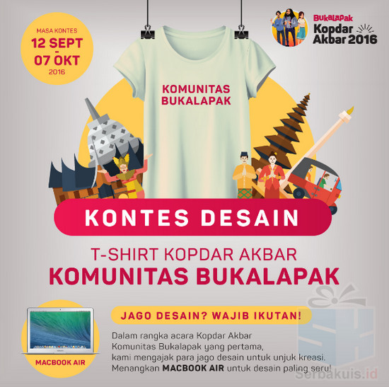 Kontes Desain T-Shirt Kopdar Akbar Komunitas Bukalapak Kontes Desain T-Shirt Kopdar Akbar Komunitas Bukalapak