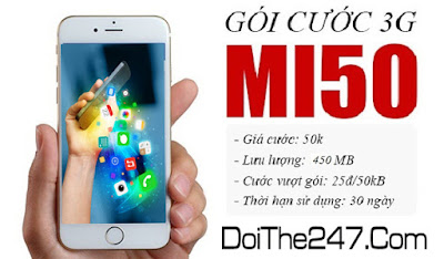 đăng ký gói cước Mi50 3G Viettel đăng ký gói cước Mi50 3G Viettel