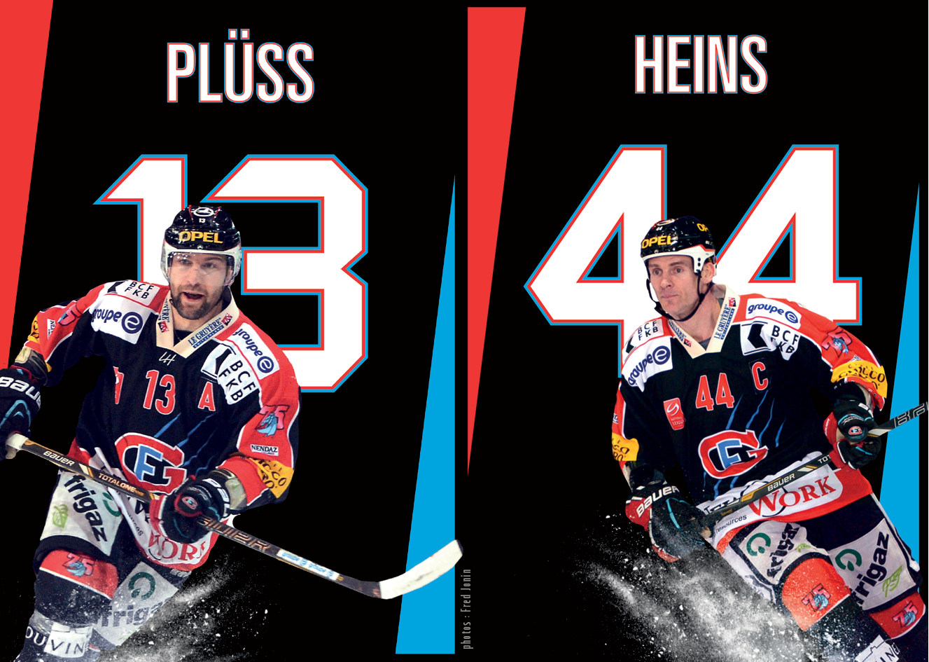 HC Fribourg Gottéron Heins et Plüss deviennent "Dragons de légende"