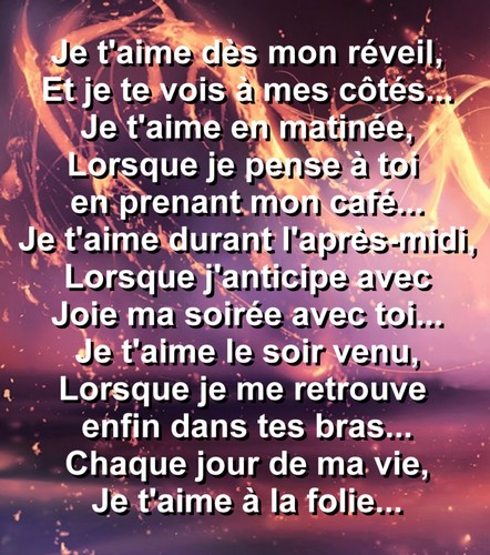 Je cherche la femme de ma vie poeme