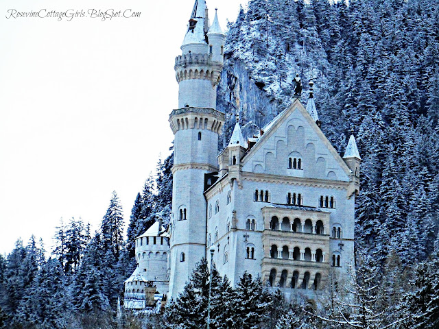 Bavaria alps Germany sleeping beauty's castle
