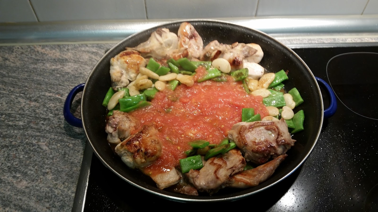 HITLODEO PAELLA VALENCIANA EN VITROCERÁMICA