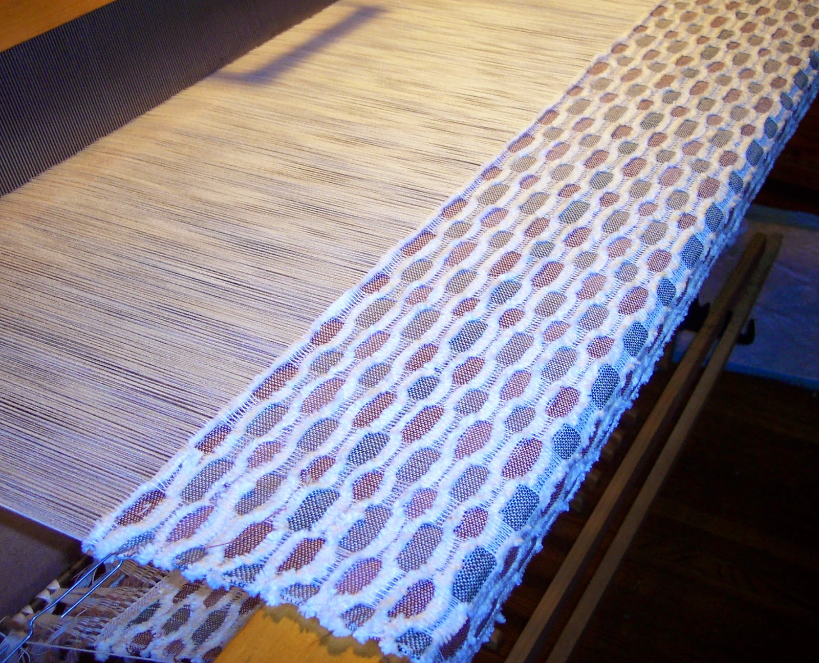 Fiber Lingo Double Weave Progress Report