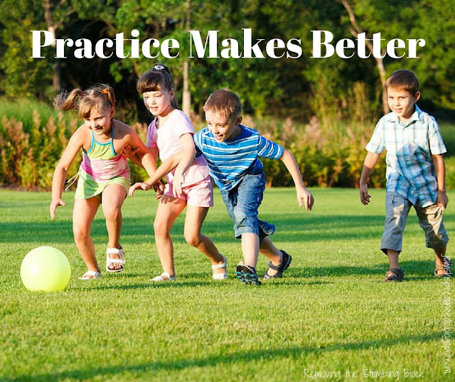Practice Makes Better; Removing the Stumbling Block
