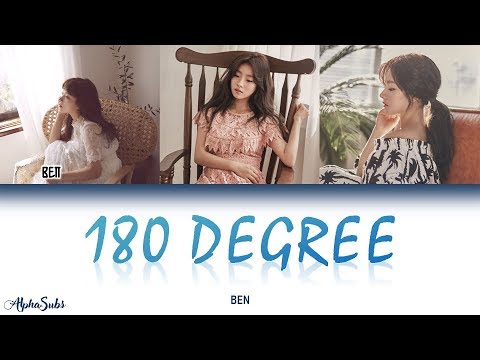 Arti Lirik Ben (벤) - 180 Degree (180도) Terjemahan