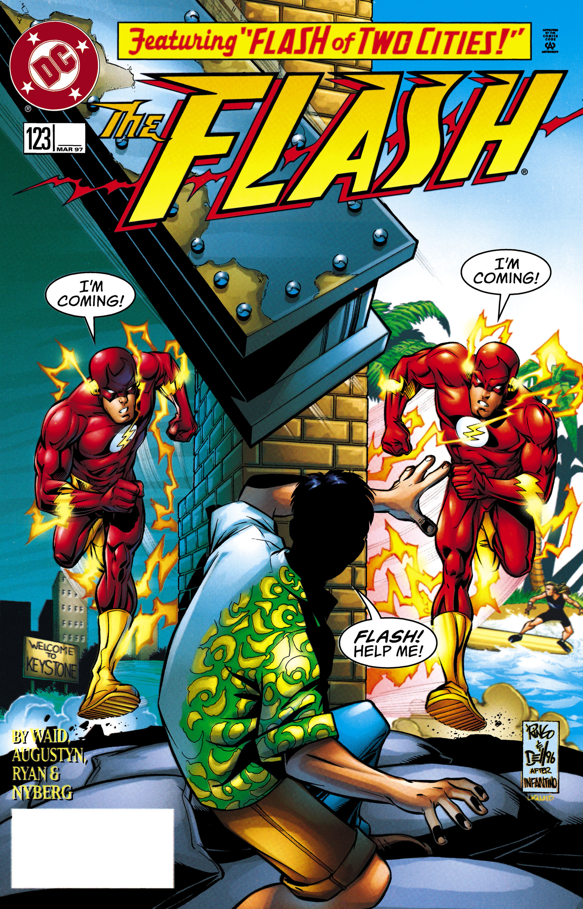 Read online The Flash (1987) comic -  Issue #123 - 1