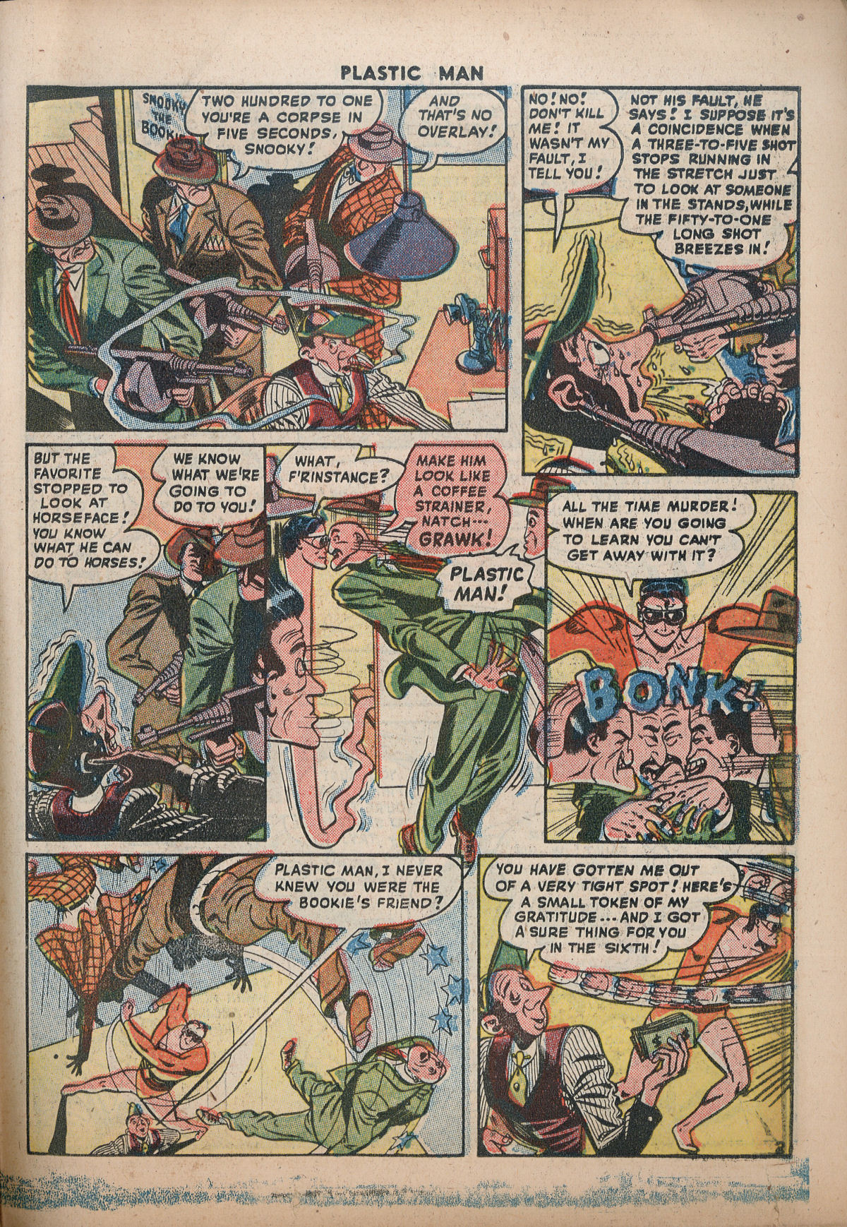 Read online Plastic Man (1943) comic -  Issue #12 - 37