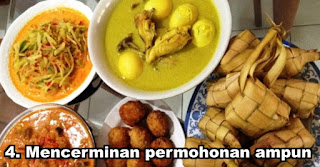 Ketupat saat Idul Fitri Mencerminan permohonan ampun