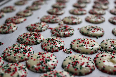 Homemade Christmas nonpareils