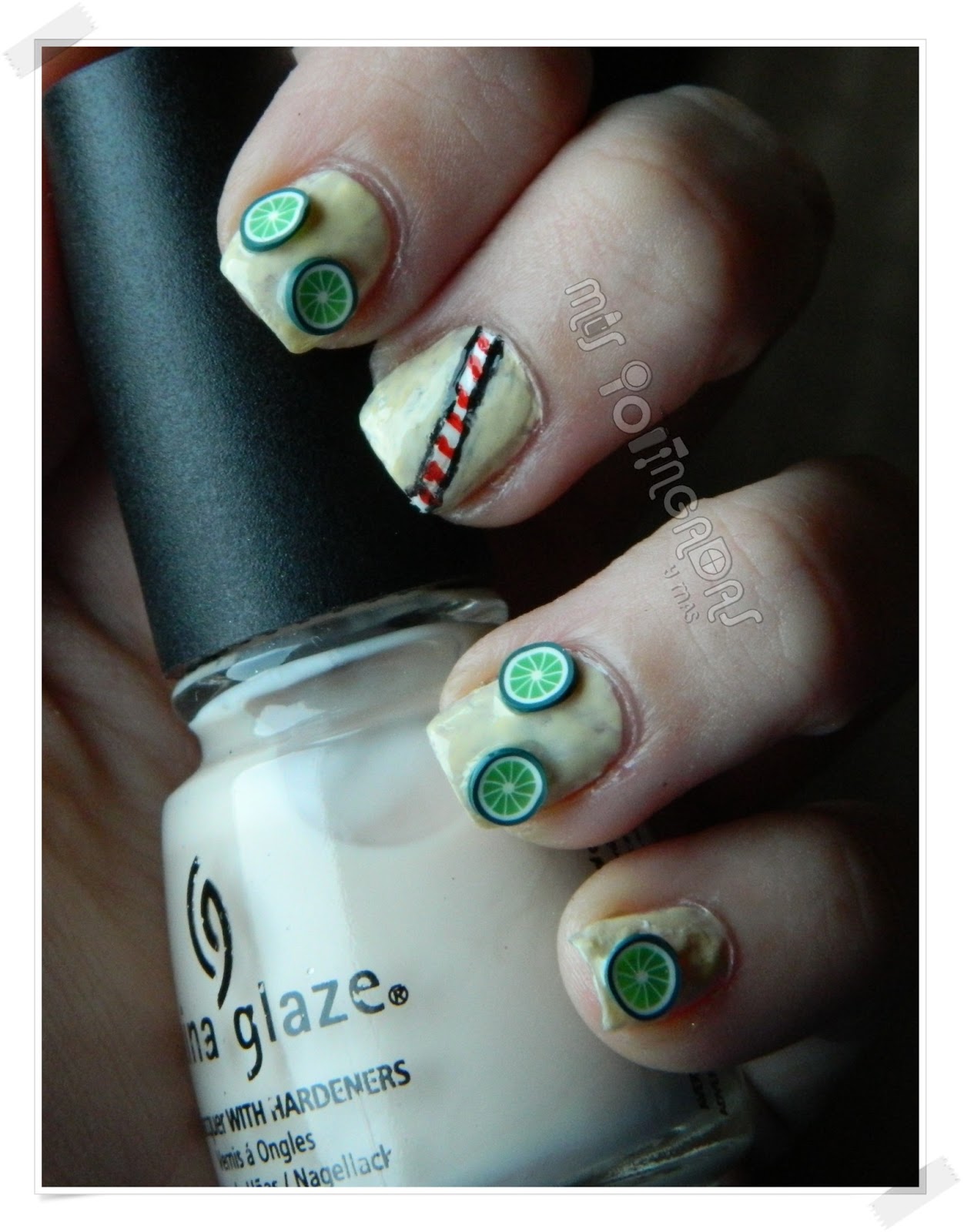 MIS POTINGADAS y ms: Reto Summer Nails | Limonada #5