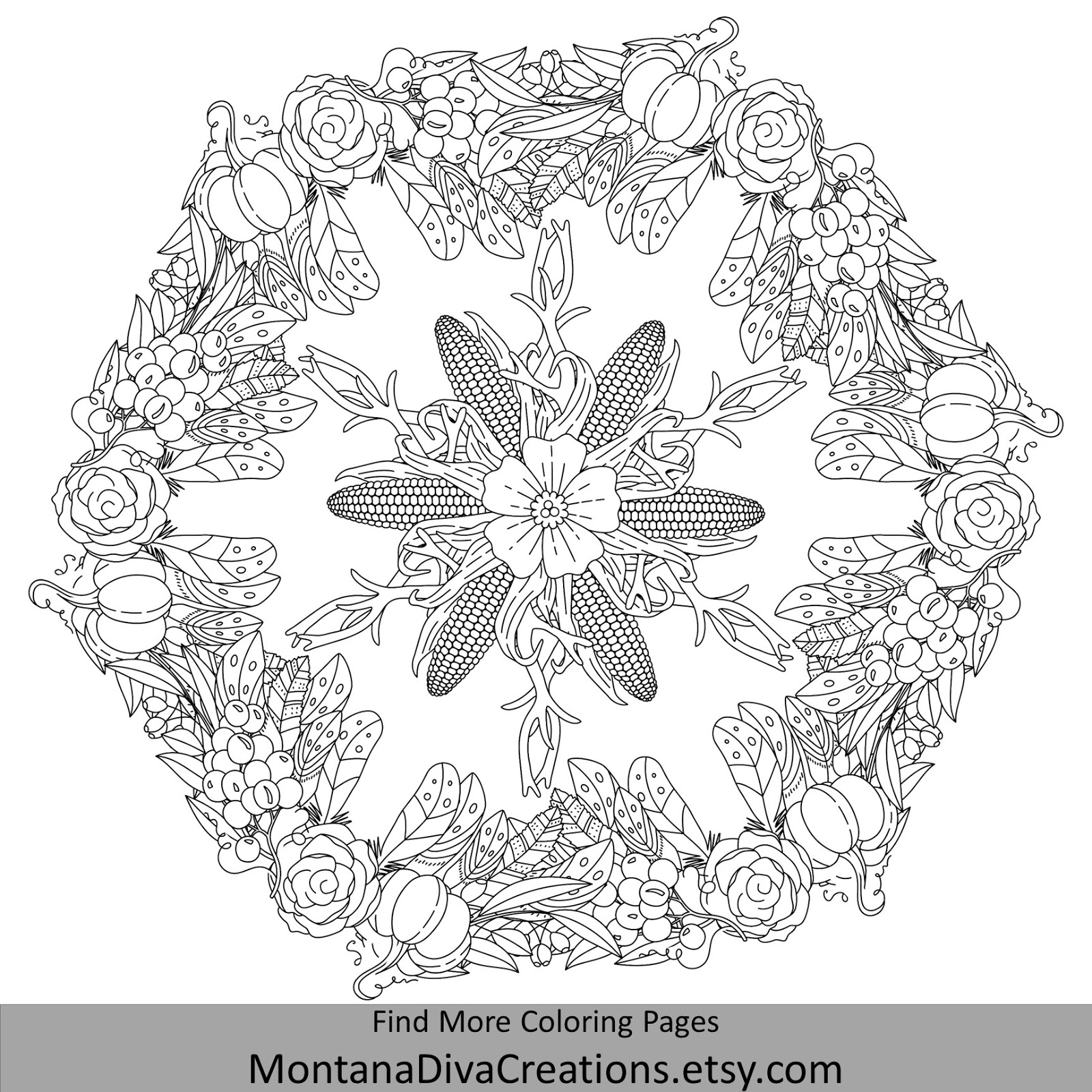 Coloring With Me: New Book - Coloring With Me - Autumn Mandala Adult