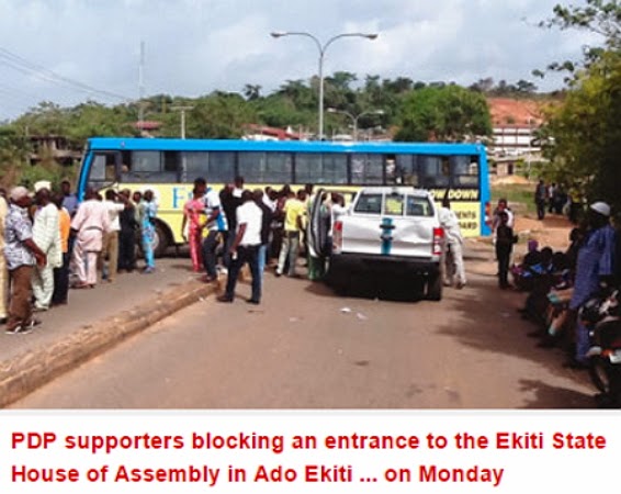 pdp block ekiti house assembly 