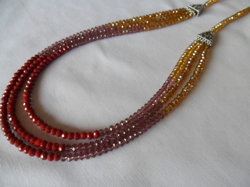 Beautiful Beads: Crystal bead necklaces