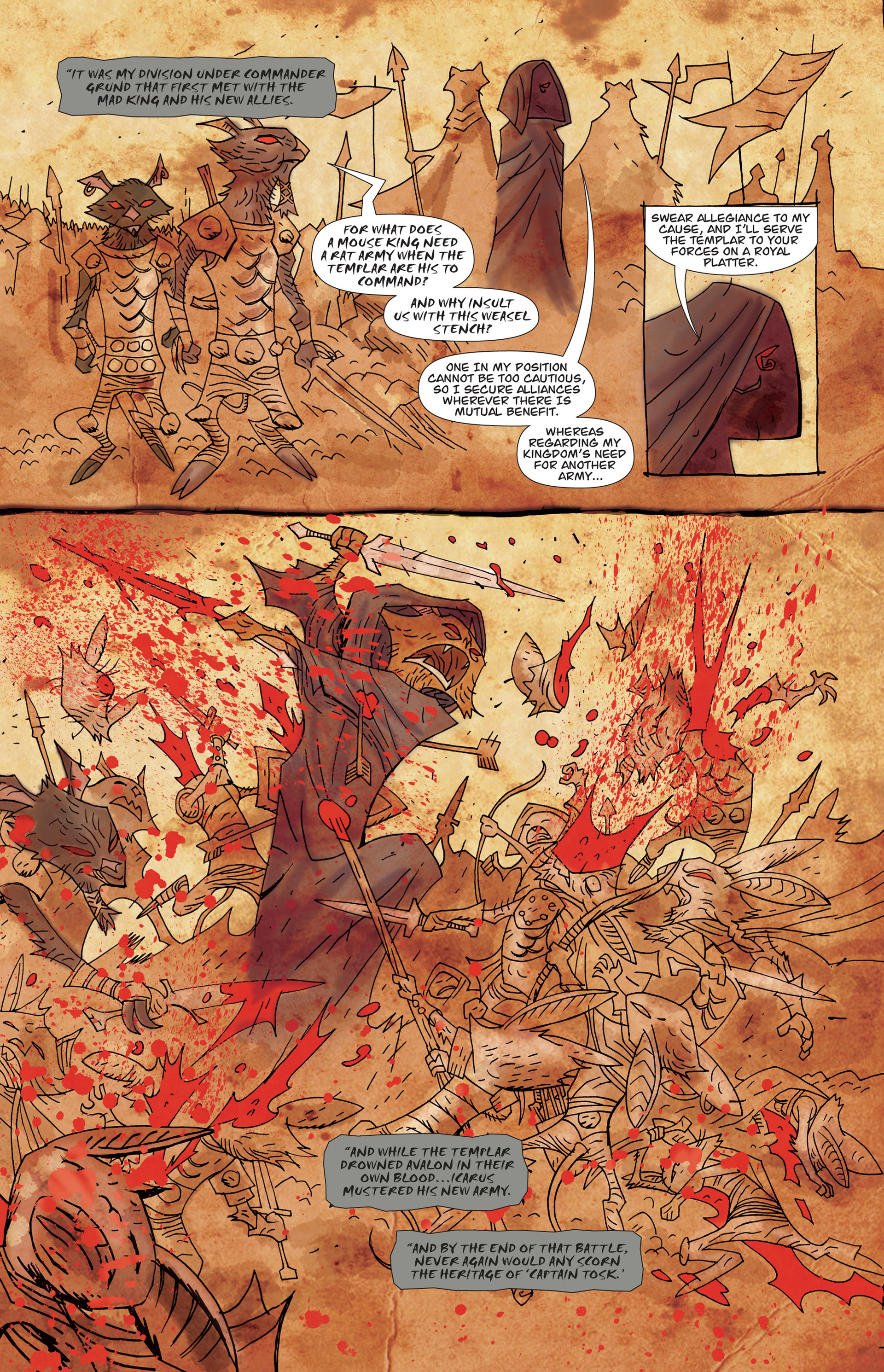Read online The Mice Templar Volume 4: Legend comic -  Issue #4 - 16