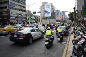 police policing  at 2011 Taiwan LGBT Pride Parade