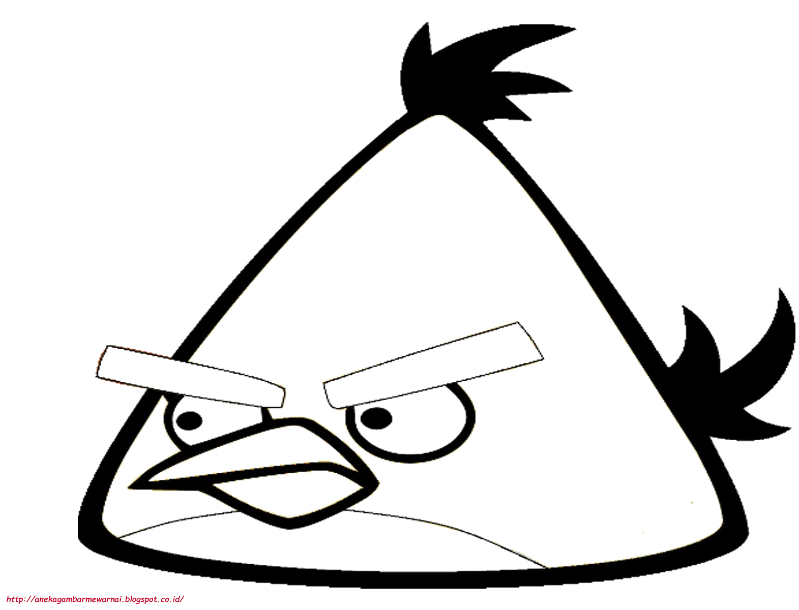 Gambar Angry Birds Printable Coloring Pages 08 Gambar Mewarnai Bird di ...