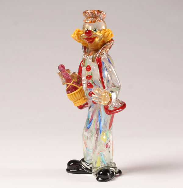Morbideidee Clown In Murano Glass morbideidee-clown-in-murano-glass