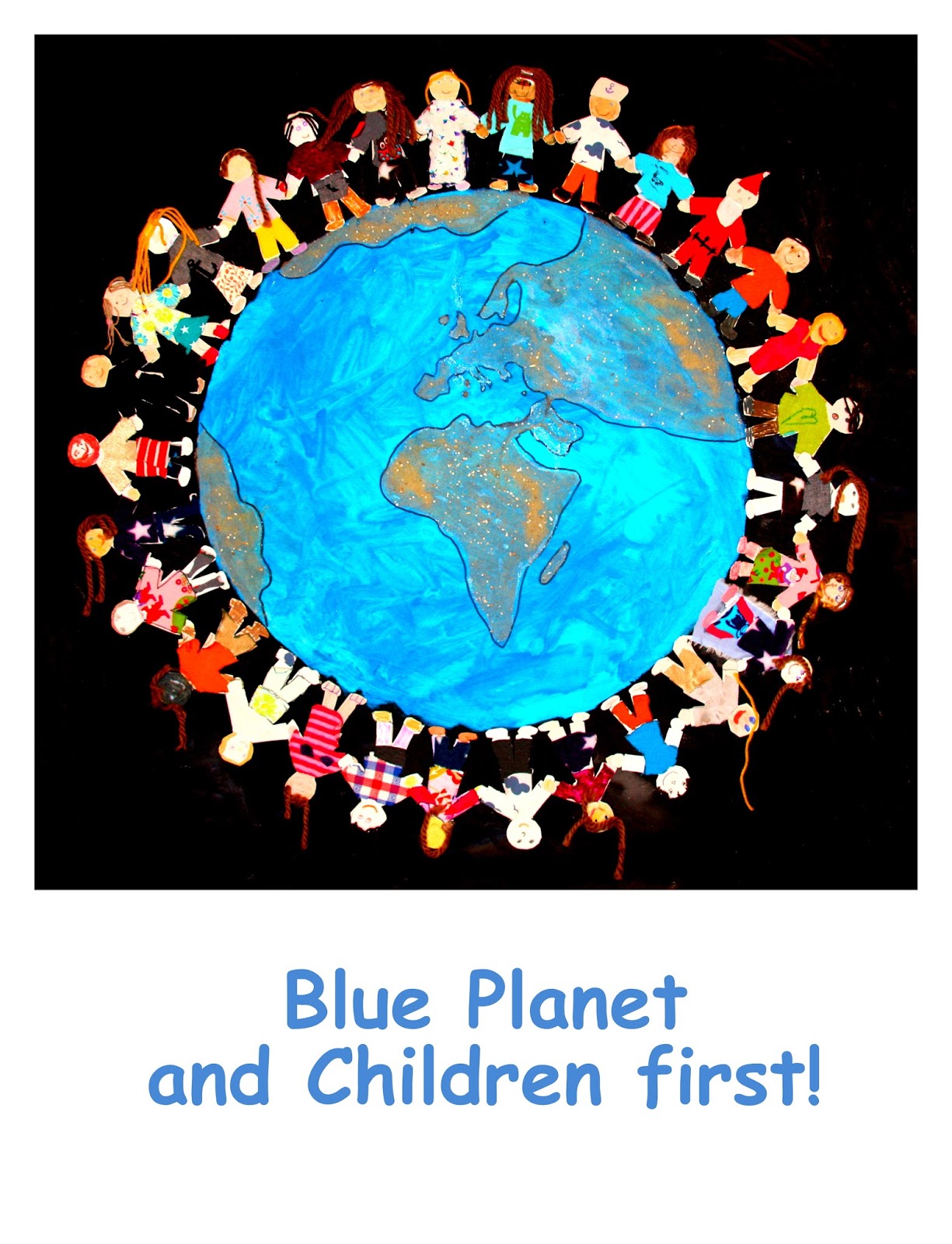 Kartenzauber und mehr.... Blue and Children first!