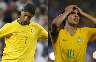 Ronaldinho y Kaka no estaran en la Copa Confederaciones 2013