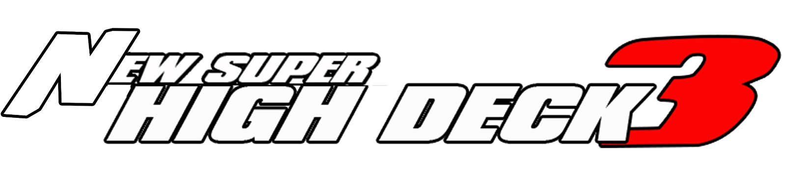 Logo New Super High Deck Design Papercraft Bus