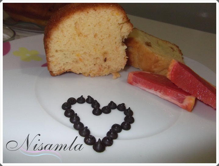 nisamla Greyfurtlu üzümlü kek