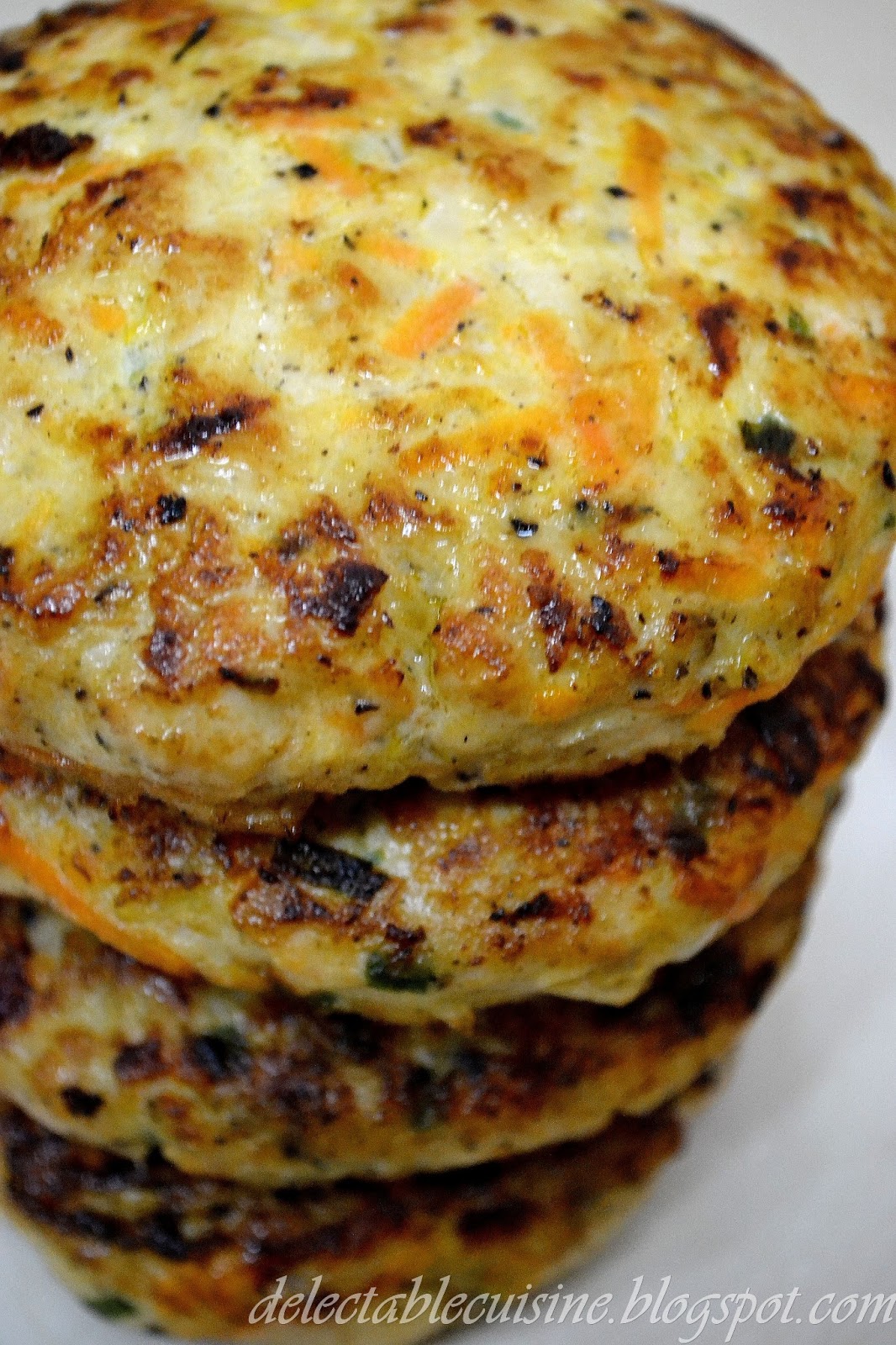 DELECTABLE CUISINE Homemade Chicken Patties