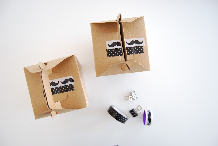 Caja de chocolate para pascua estilo Hipster. DIY Hispter Easter chocolate box