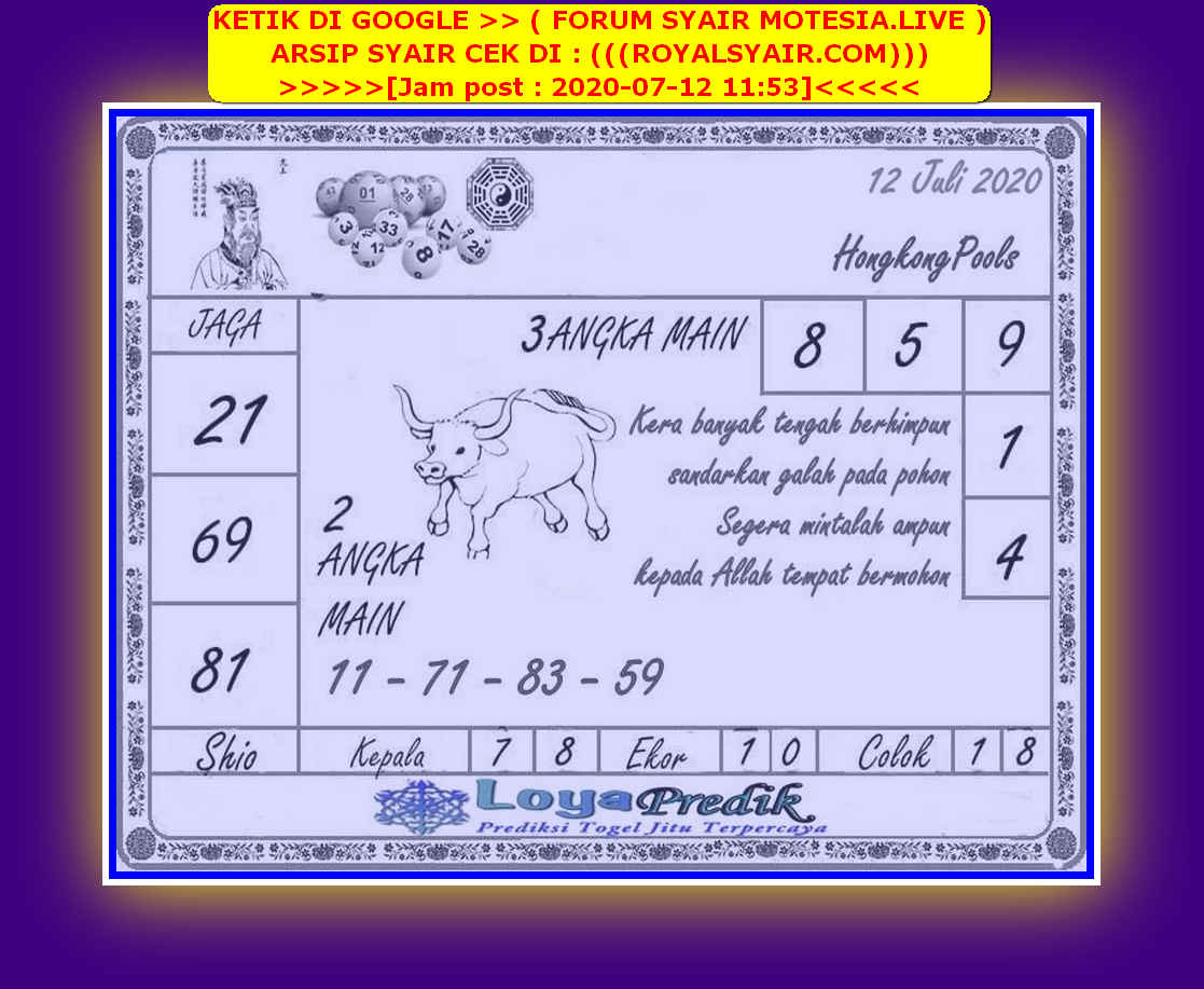 PREDIKSI ATIRAL