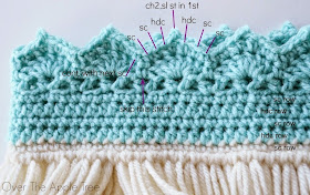 Crochet Elsa Crown With Hair, free pattern >> Over The Apple Tree