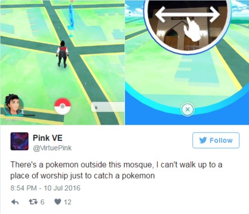 Aplikasi Game Pokemon Go Kini Merambah Masjid