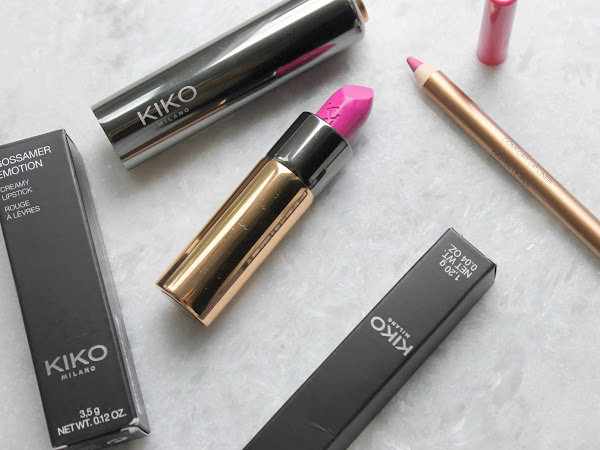 KIKO Gossamer Emotion Creamy Lipstick 125 & Creamy Colour Comfort Lip Liner 311
