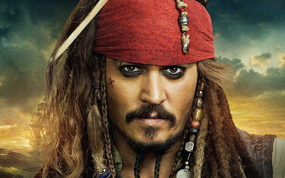 Johnny-Depp-In-Pirates-Of-The-Caribbean-Movies,Johnny Depp as Captain Jack Sparrow