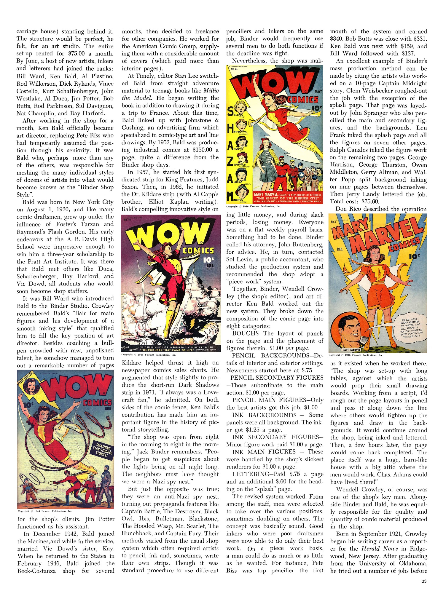 Read online The Steranko History of Comics comic -  Issue # TPB 2 - 34