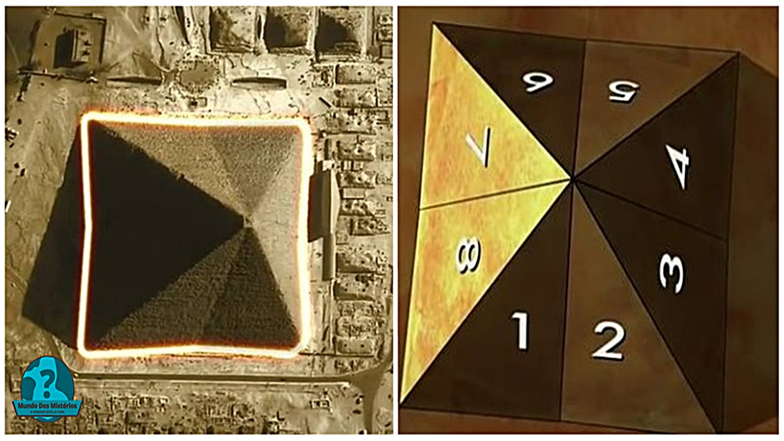 Mundo dos Mistérios A Grande Pirâmide de Gizé, é a única pirâmide de oito lados conhecida na Mundo dos Mistérios A Grande Pirâmide de Gizé, é a única pirâmide de oito lados conhecida na