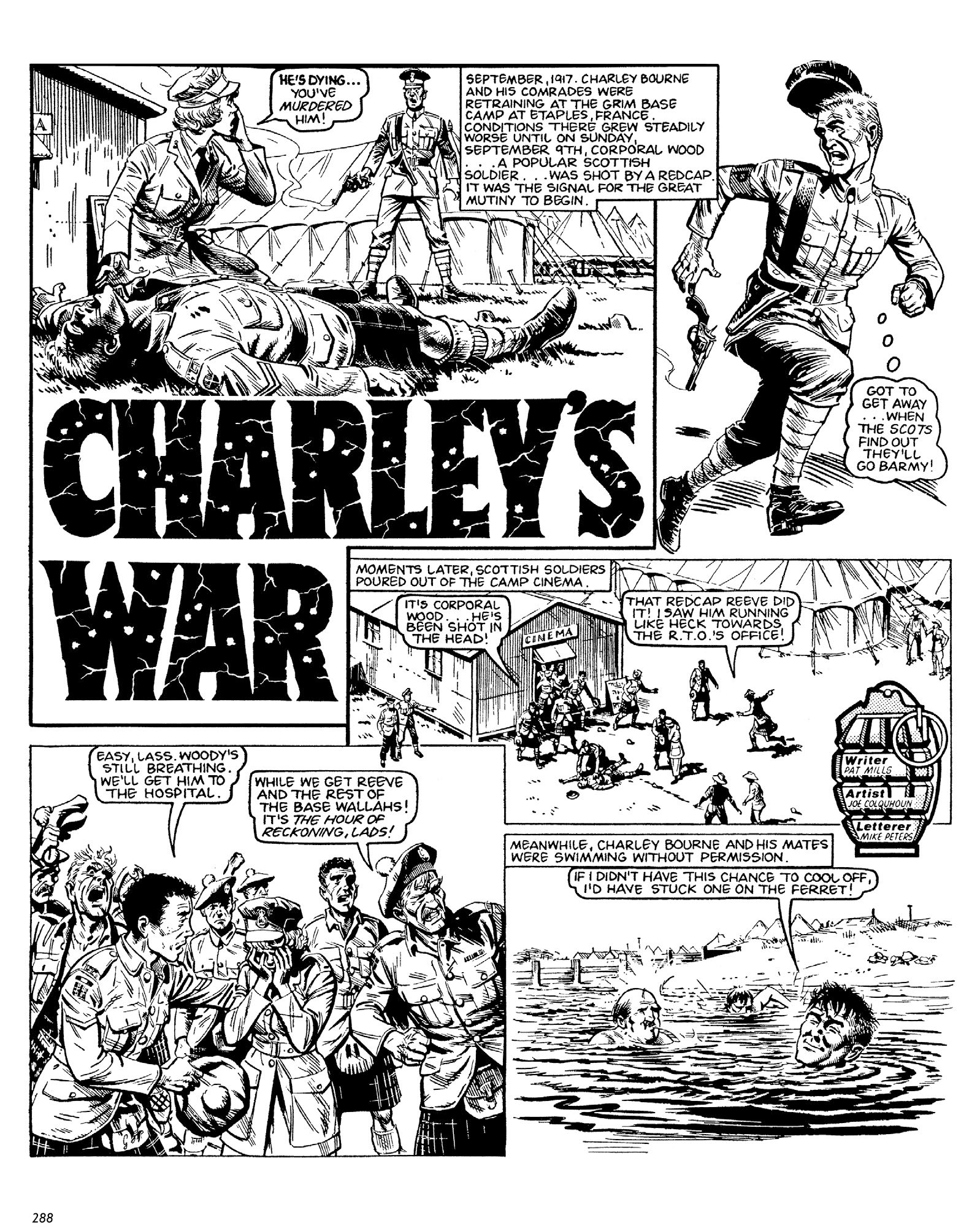 Read online Charley's War: The Definitive Collection comic -  Issue # TPB 2 - 288