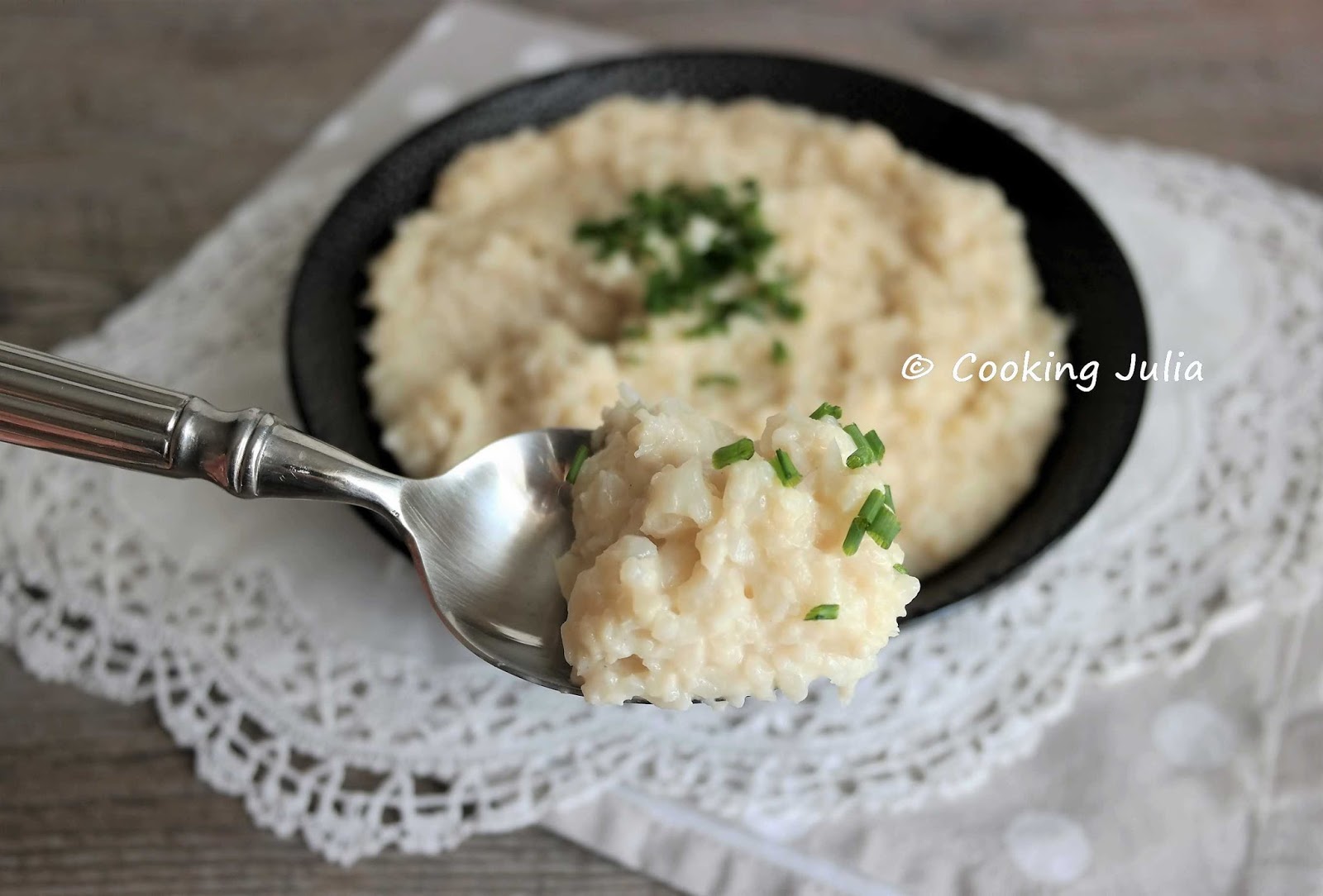 COOKING JULIA RISOTTO DE CHOUFLEUR